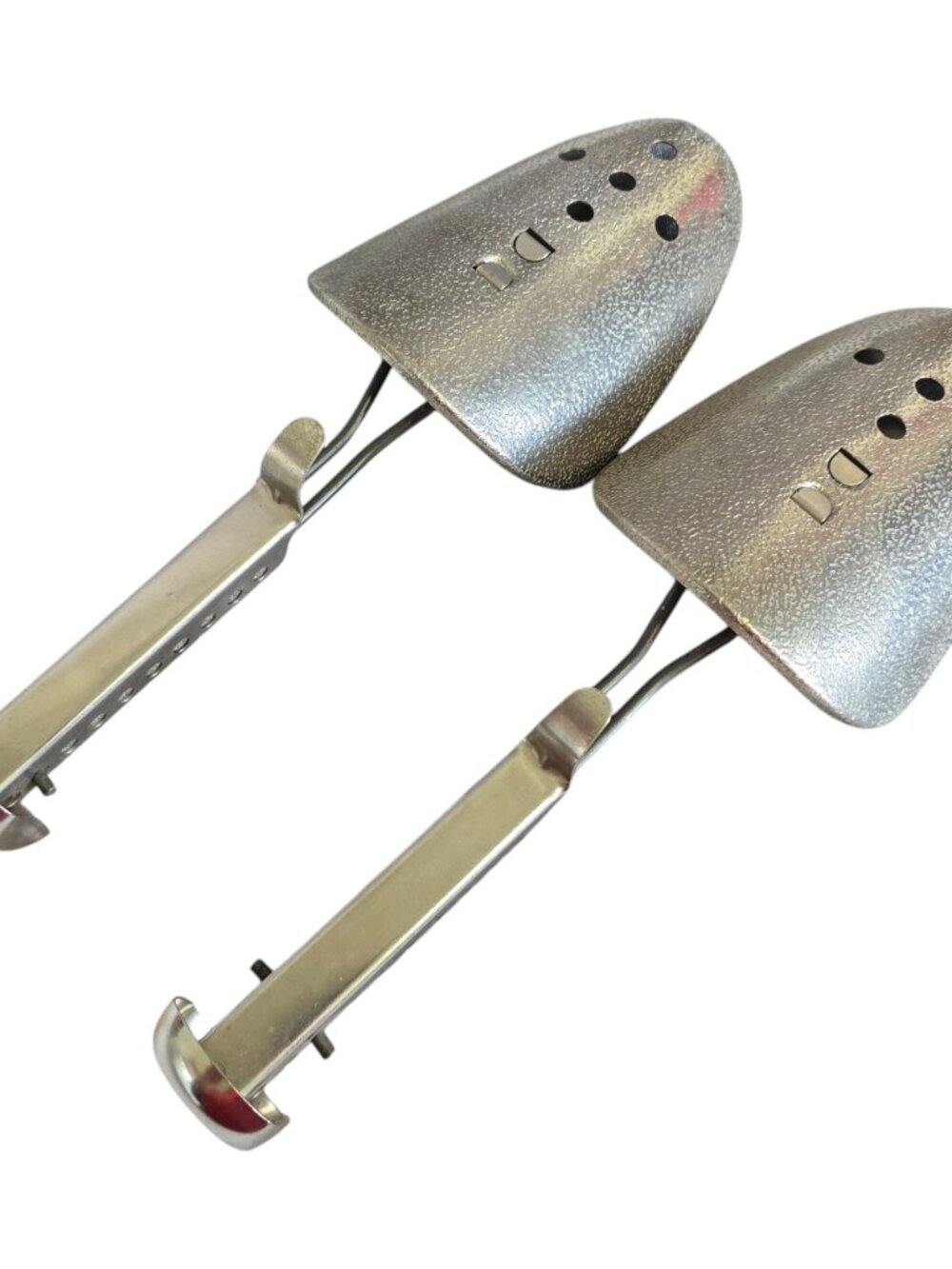 Vintage 1950's EKCO Metal Adjustable Shoe Trees Shoe Stretchers Made in USA
